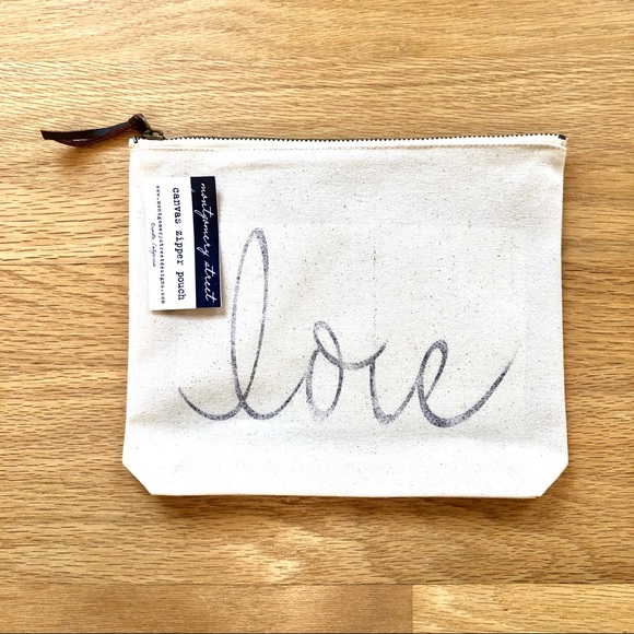❤️ Montgomery Street Canvas Zipper Pouch - Picture 2 of 4